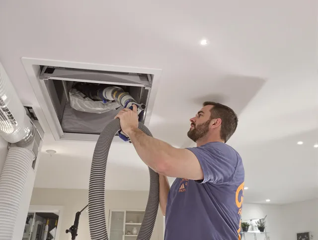 Precision indoor duct cleaning by Scituate Air Duct Cleaning in Scituate
